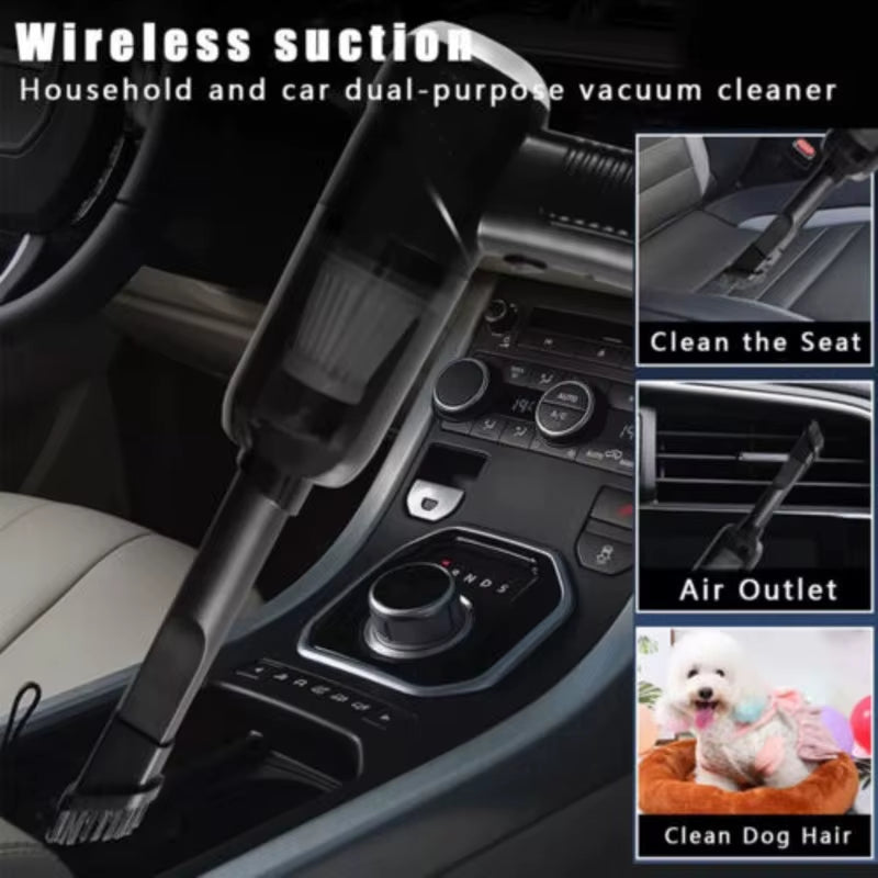 Rechargeable Wireless Vacuum Cleaner Car Home Handheld Vaccum Mini Power Suction