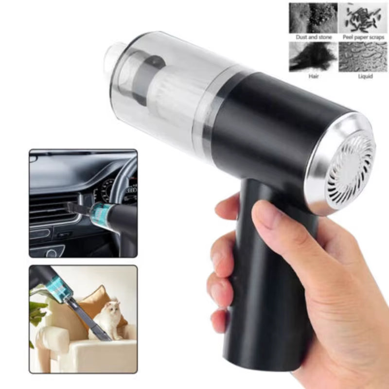 Rechargeable Wireless Vacuum Cleaner Car Home Handheld Vaccum Mini Power Suction